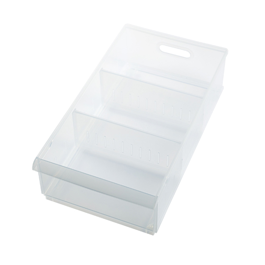 Bajar Lío suave Caja transparente con separadores 45*16,8*22,6cm - orden en casa